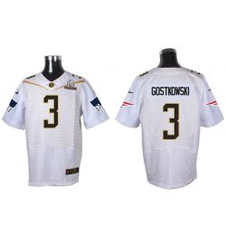 Cheap Stephen Gostkowski Patriots Jersey From China White 2016 PRO BOWL #3