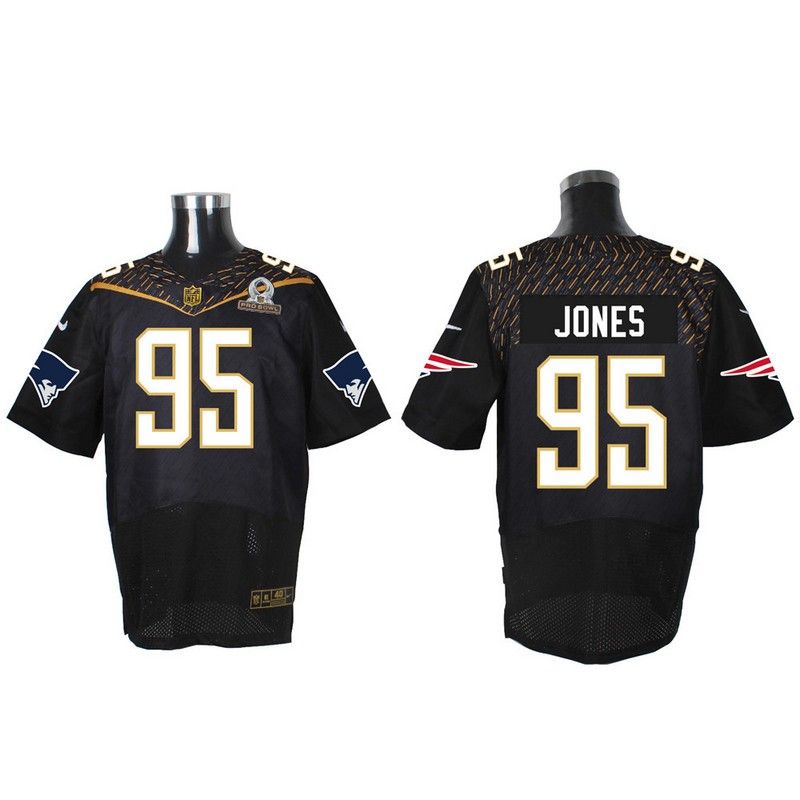 Cheap Chandler Jones Patriots Jersey From China Black 2016 PRO BOWL #95