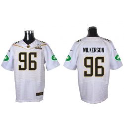 Cheap Muhammad Wilkerson Jets Jersey From China White 2016 PRO BOWL #96