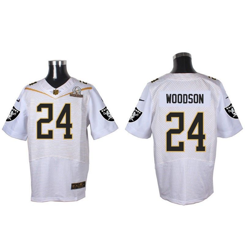 Cheap Charles Woodson Raiders Jersey From China White 2016 PRO BOWL #24