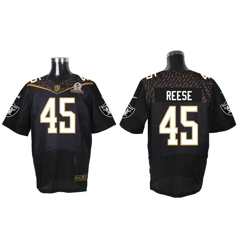 Cheap Marcel Reece Raiders Jersey From China Black 2016 PRO BOWL #45