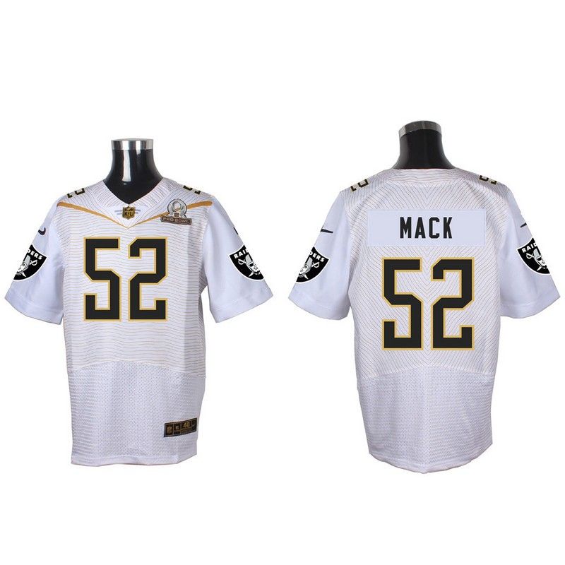 Cheap Khalil Mack Raiders Jersey From China White 2016 PRO BOWL #52