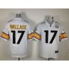 Cheap Mike Wallace Steelers Jersey #17 White From China Game