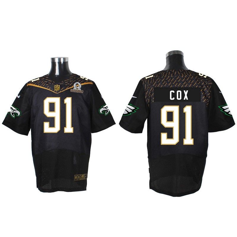 Cheap Fletcher Cox Eagles Jersey From China Black 2016 PRO BOWL #91