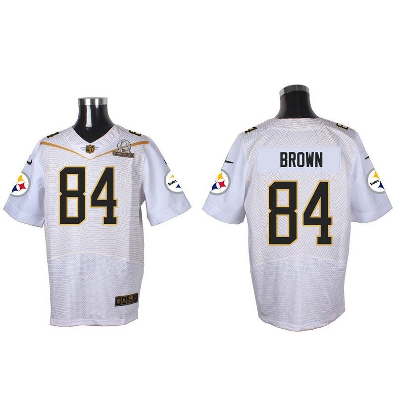 Cheap Antonio Brown Steelers Jersey From China White 2016 PRO BOWL #84