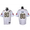 Cheap Jerry Rice 49ers Jersey From China White 2016 PRO BOWL #80