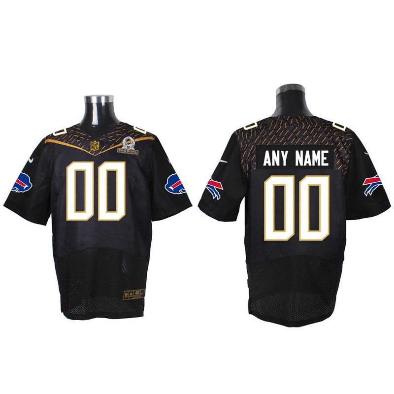 Cheap Custom Bills Jersey From China 2016 PRO BOWL Black