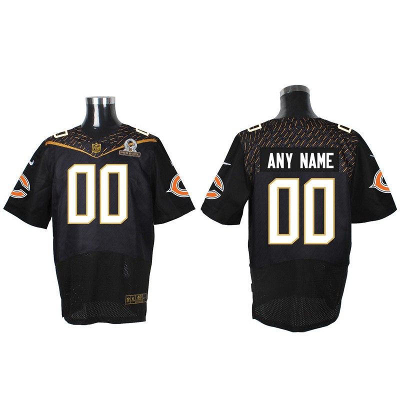 Cheap Custom Bears Jersey From China 2016 PRO BOWL Black