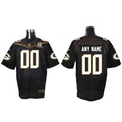 Cheap Custom Packers Jersey From China 2016 PRO BOWL Black