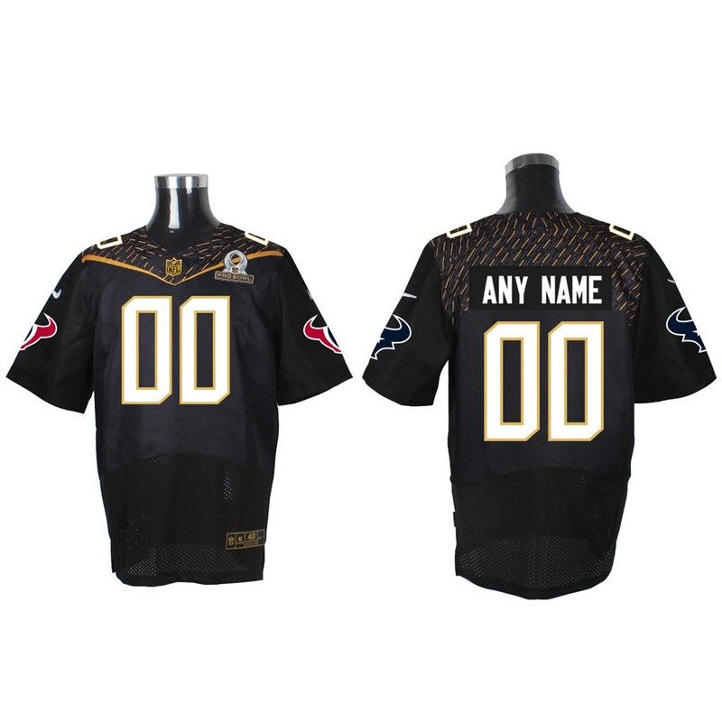 Cheap Custom Texans Jersey From China 2016 PRO BOWL Black
