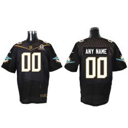 Cheap Custom Dolphins Jersey From China 2016 PRO BOWL Black