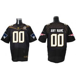 Cheap Custom Patriots Jersey From China 2016 PRO BOWL Black