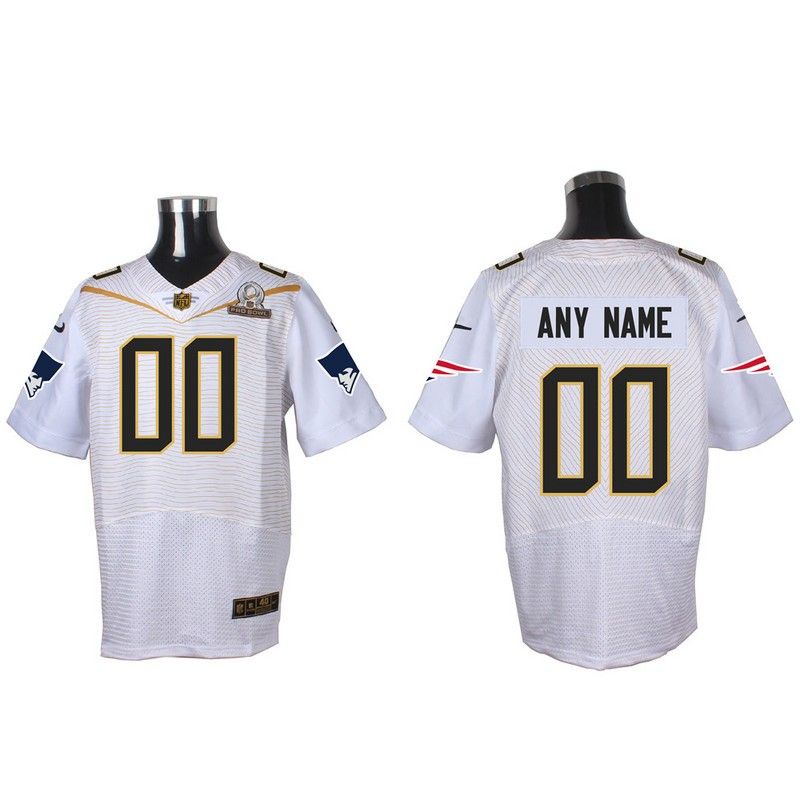 Cheap Custom Patriots Jersey From China 2016 PRO BOWL White