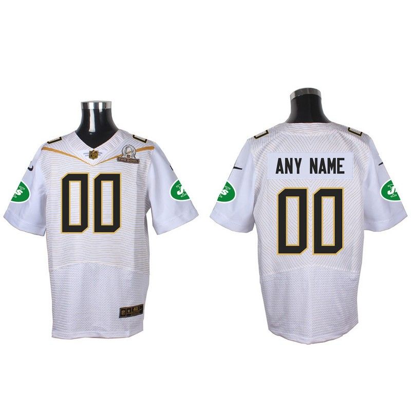 Cheap Custom Jets Jersey From China 2016 PRO BOWL White