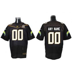 Cheap Custom Chargers Jersey From China 2016 PRO BOWL Black