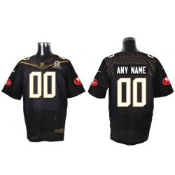 Cheap Custom 49ers Jersey From China 2016 PRO BOWL Black