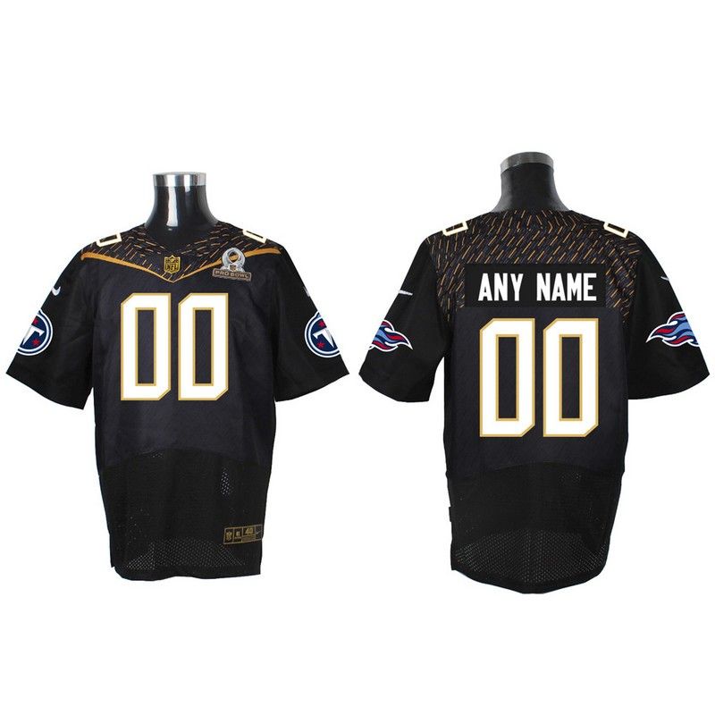 Cheap Custom Titans Jersey From China 2016 PRO BOWL Black