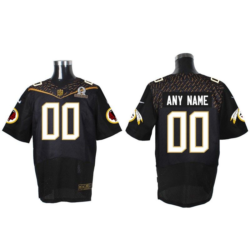 Cheap Custom Redskins Jersey From China 2016 PRO BOWL Black