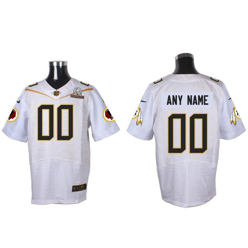 Cheap Custom Redskins Jersey From China 2016 PRO BOWL White