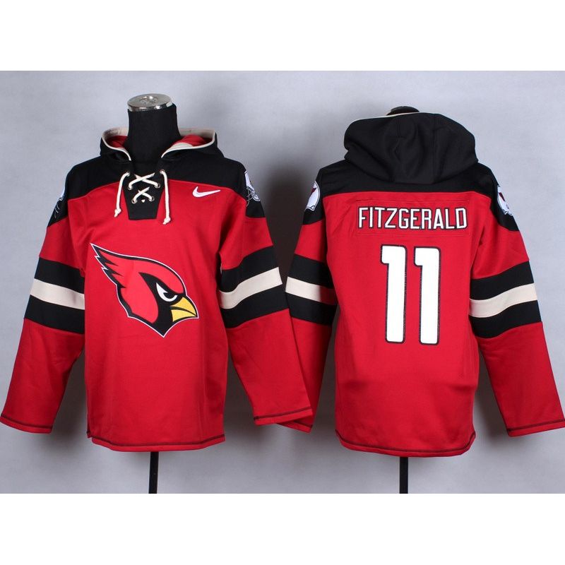 Cheap Larry Fitzgerald Cardinals Hoodie From China Red #11