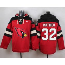 Cheap Tyrann Mathieu Cardinals Hoodie From China Red #32