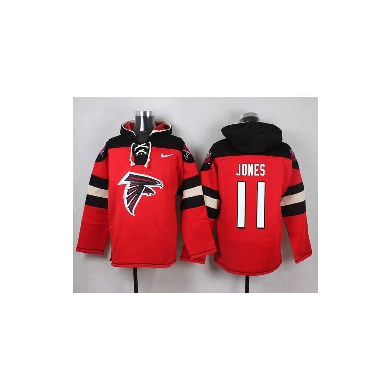 Cheap Julio Jones Falcons Hoodie From China Red #11