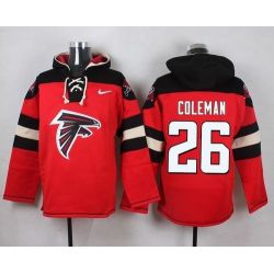 Cheap Tevin Coleman Falcons Hoodie From China Red #26