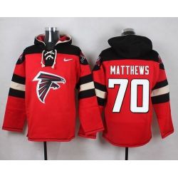 Cheap Jake Matthews Falcons Hoodie From China Red #70