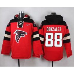 Cheap Tony Gonzalez Falcons Hoodie From China Red #88