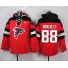 Cheap Tony Gonzalez Falcons Hoodie From China Red #88
