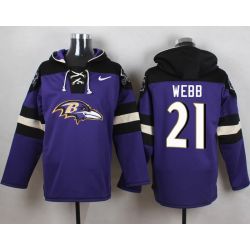 Cheap Lardarius Webb Ravens Hoodie From China Purple #21