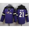 Cheap Lardarius Webb Ravens Hoodie From China Purple #21