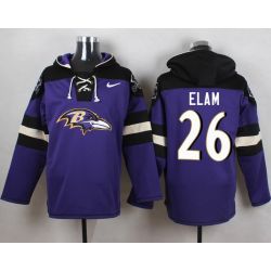 Cheap Matt Elam Ravens Hoodie From China Purple #26