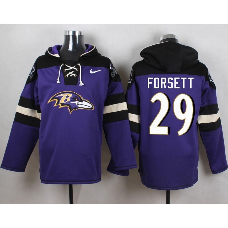 Cheap Justin Forsett Ravens Hoodie From China Purple #29