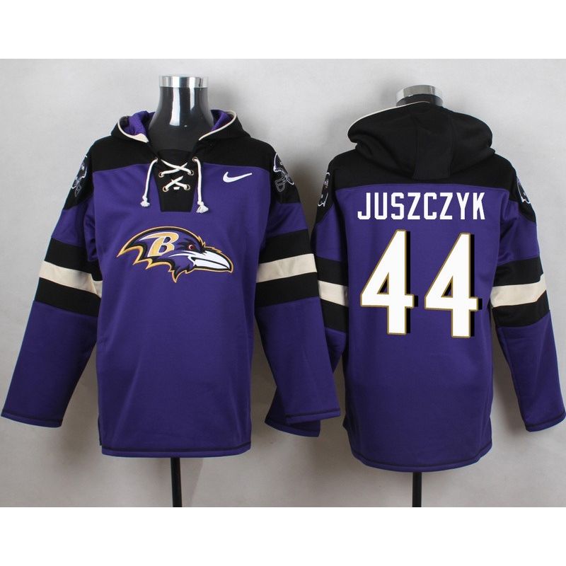 Cheap Kyle Juszczyk Ravens Hoodie From China Purple #44