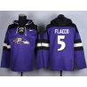Cheap Joe Flacco Ravens Hoodie From China Purple #5
