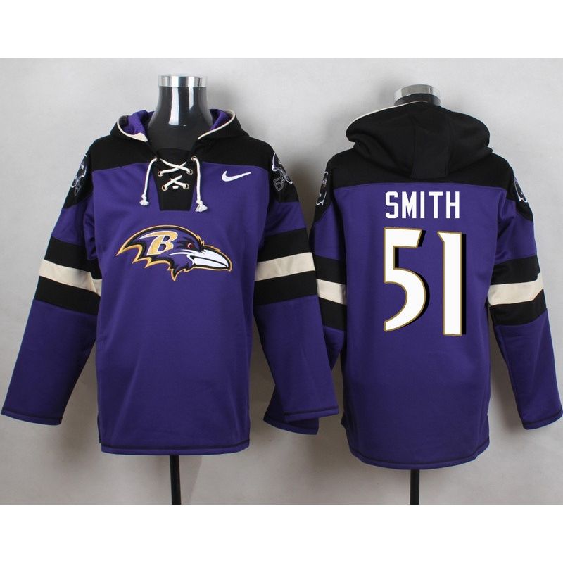 Cheap Daryl Smith Ravens Hoodie From China Purple #51