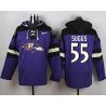 Cheap Terrell Suggs Ravens Hoodie From China Purple #55
