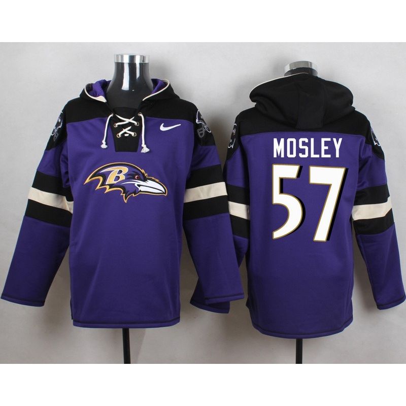 Cheap CJ Mosley Ravens Hoodie From China Purple #57