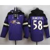 Cheap Elvis Dumervil Ravens Hoodie From China Purple #58