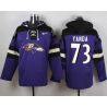 Cheap Marshal Yanda Ravens Hoodie From China Purple #73