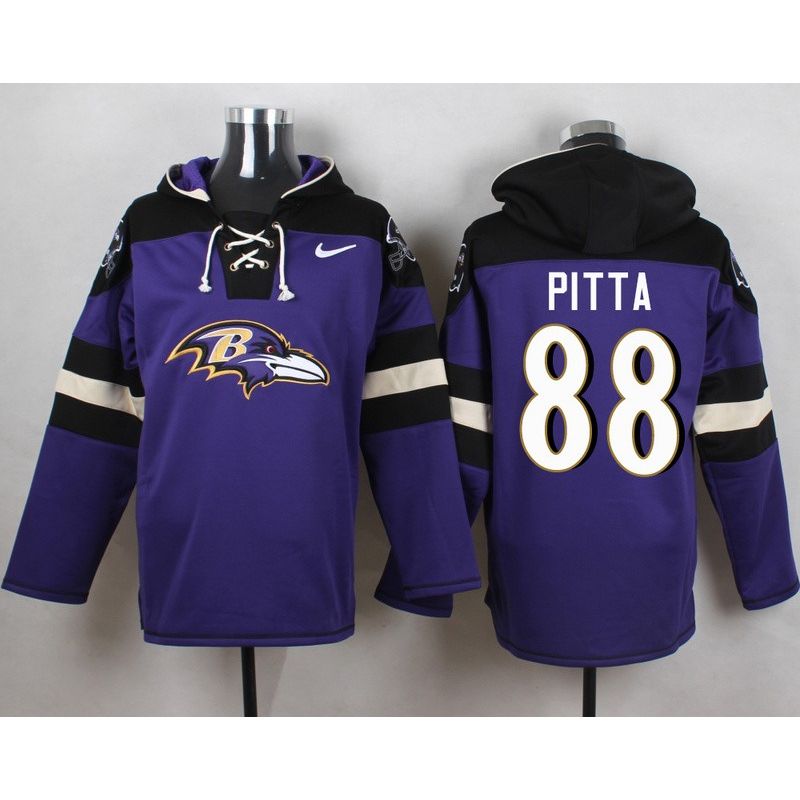 Cheap Dennis Pitta Ravens Hoodie From China Purple #88