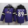 Cheap Steve Smith SR Ravens Hoodie From China Purple #89