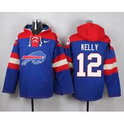 Cheap Jim Kelly Bills Hoodie From China Blue #12