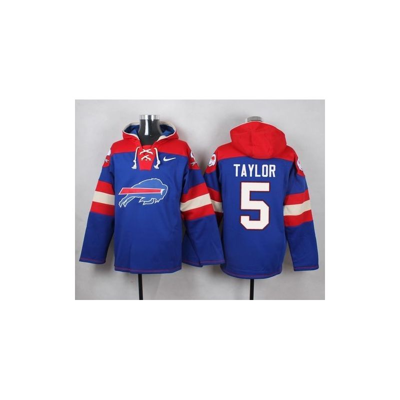 Cheap Tyrod Taylor Bills Hoodie From China Blue #5
