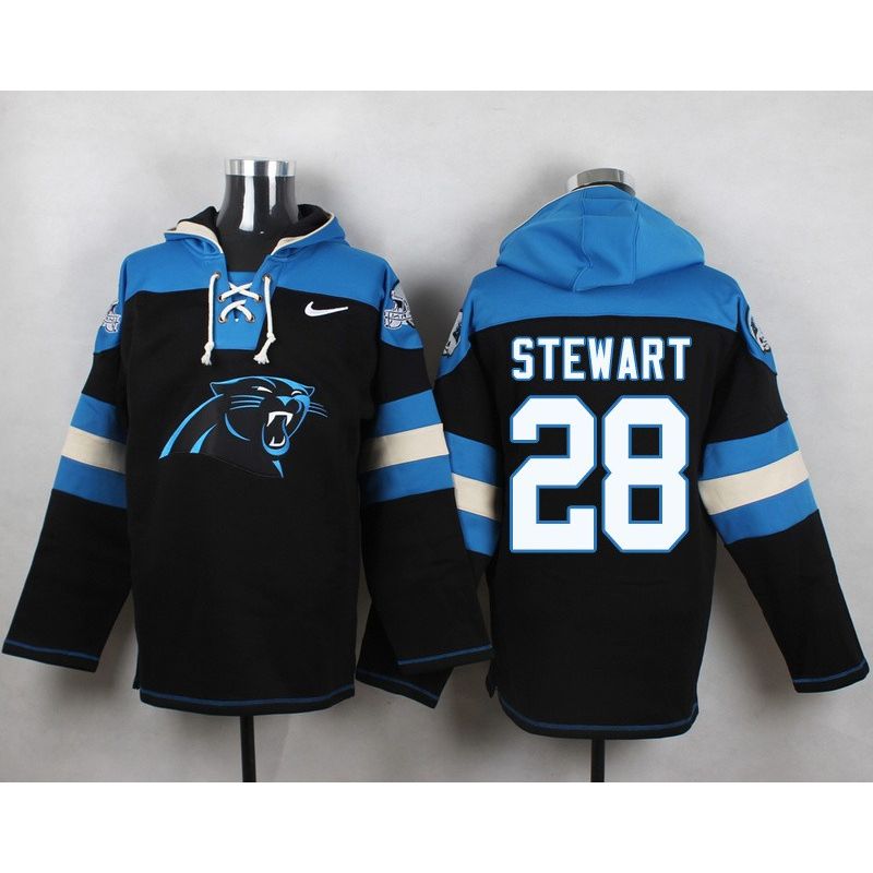 Cheap Jonathan Stewart Panthers Hoodie From China Black #28