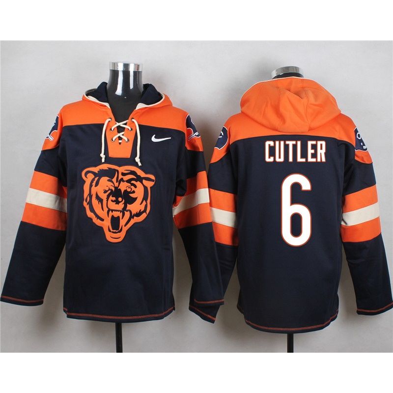 Cheap Jay Cutler Bears Hoodie From China Blue #6