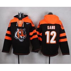 Cheap Mohamed Sanu Bengals Hoodie From China Black #12