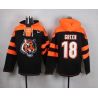 Cheap AJ Green Bengals Hoodie From China Black #18