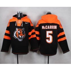 Cheap AJ McCarron Bengals Hoodie From China Black #5